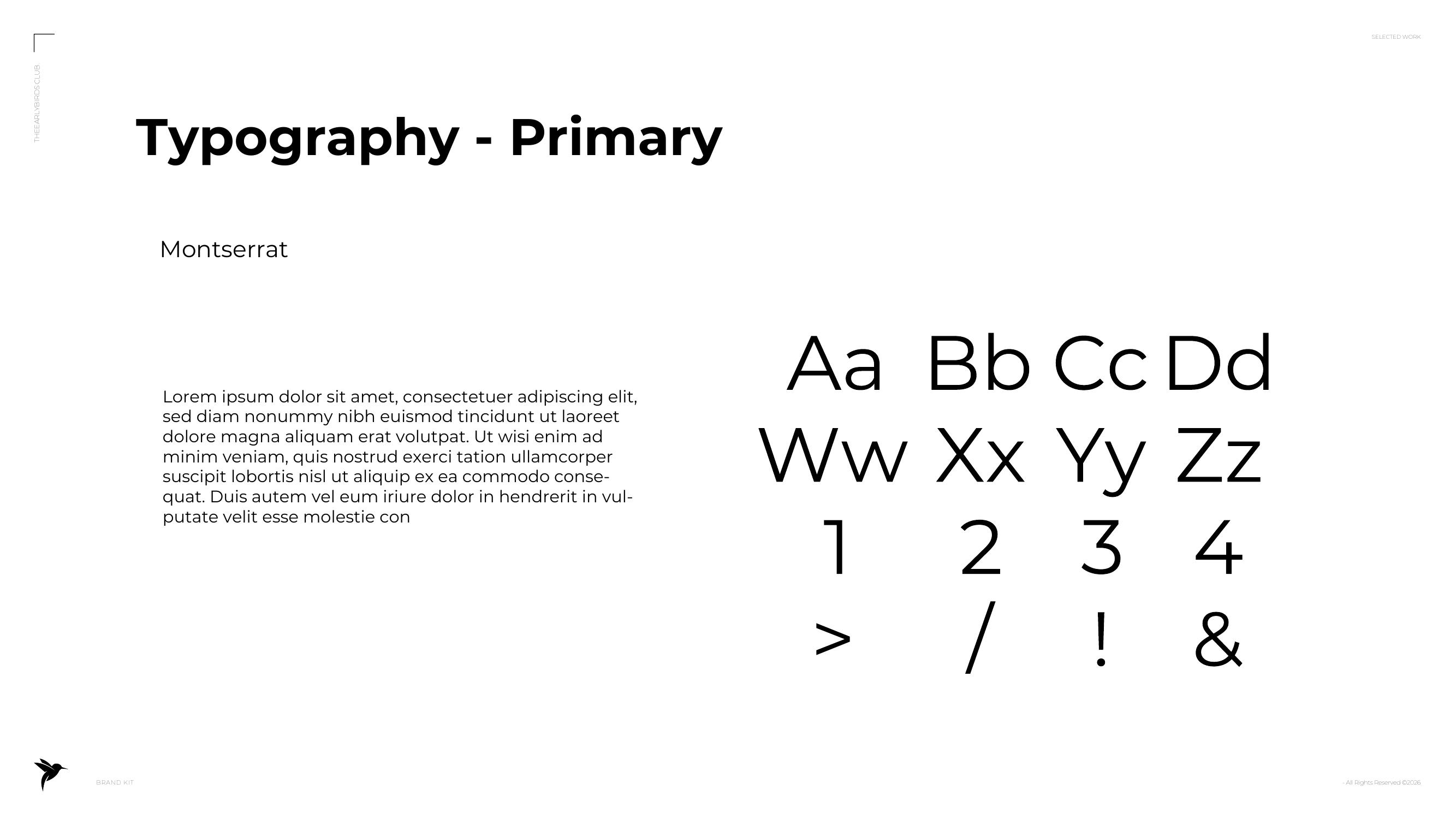 Montserrat primary typography